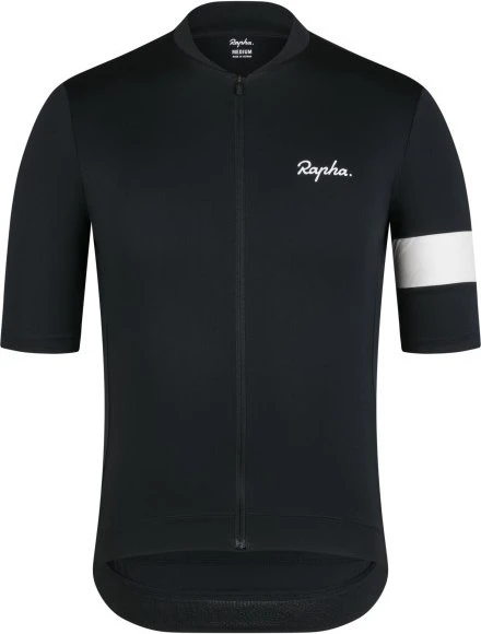 Rapha Core Trikot kurzarm schwarz/weiß (Herren)