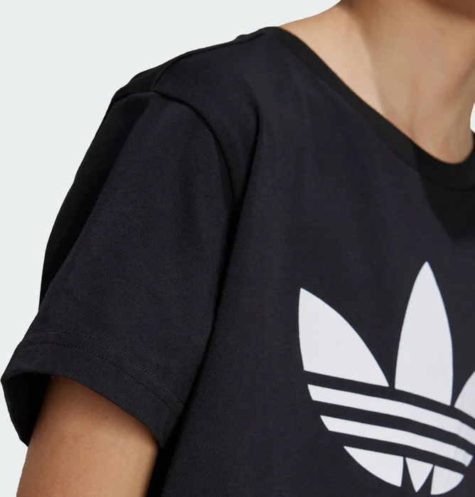 adidas Trefoil T-Shirt kurzarm schwarz (Junior)