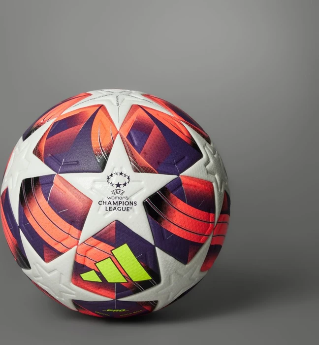 adidas UWCL Pro 2024/2025 Group Stage Fußball white/aurora black/silver metallic
