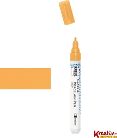 Kreul Glass & Porcelain Pen Clear medium orange
