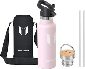 Super Sparrow To Go Isolierflasche 500ml cherry blossoms