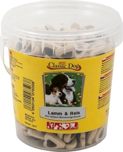 Classic Dog Lamm & Reis im Eimer, 500g