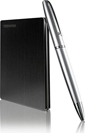 Toshiba Canvio Slim Schwarz, schwarz, 2TB, USB 3.0 Micro-B