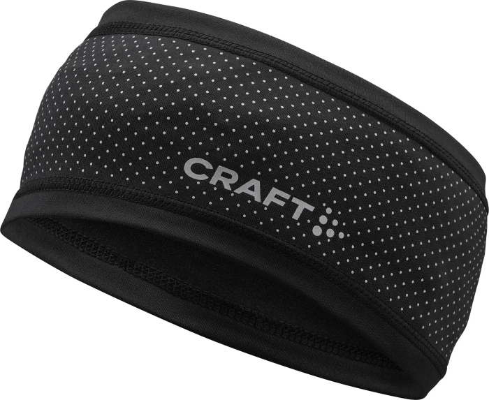 Craft Lumen Fleece 2 Stirnband schwarz