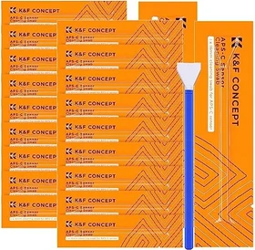 K&F Concept APS-C Sensor Reinigung 16mm Mikrofaser Swabs 20 Stück