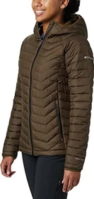 Columbia Powder Lite Hooded Jacke olive green (Damen)
