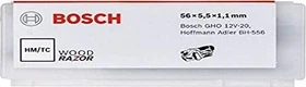 Bosch Professional Wood Razor Carbide Wendehobelmesser 56mm, 2 Stück