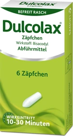 Dulcolax Zäpfchen, 6 Stück