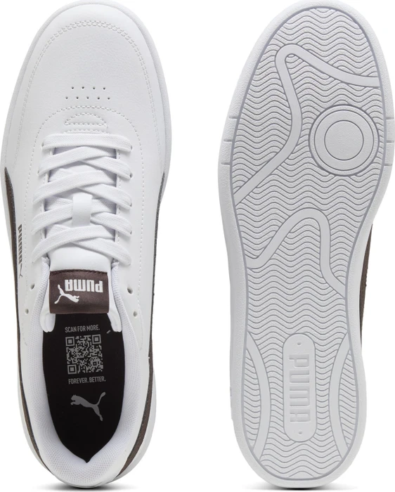 Puma Court Classic Clean puma white/chocolate fondue
