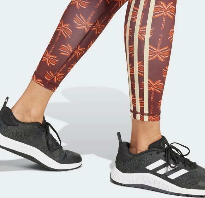 adidas x FARM Rio Hose 7/8 mystery brown/fox red/easy yellow (Damen)