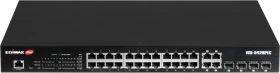 Edimax Pro IGS-1 Industrial Rackmount Gigabit Smart Switch, 24x RJ-45, 4x RJ-45/SFP, 500W PoE+ (IGS-5428PLC)
