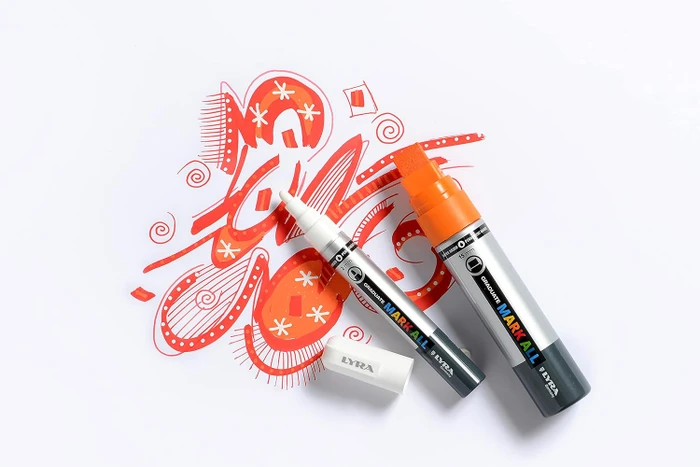 Lyra Graduate Mark All Permanentmarker 2mm sortiert, 8er-Set, Etui