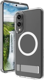 dbramante1928 Iceland Ultra D3O Qi2 Kickstand für Samsung Galaxy S25 Edge transparent