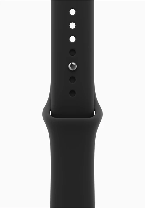 Apple Watch Series 12 (GPS) 46mm Aluminium schwarz mit Sportarmband S/M schwarz