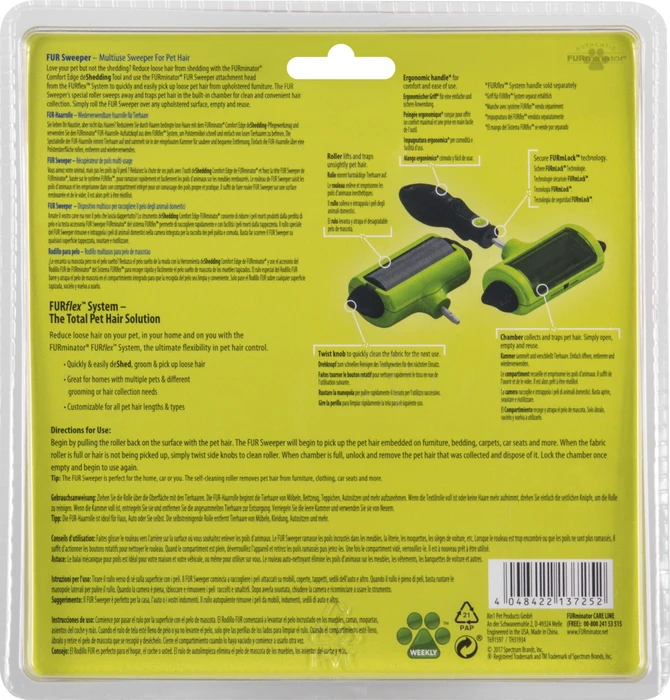 FURminator FURflex Haarrollenaufsatz zur Entfernung von Tierhaaren