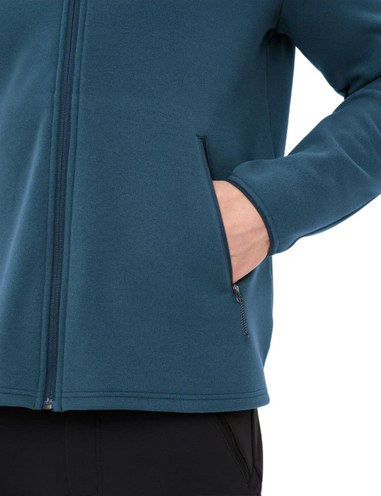 Vaude Idris Fleece Hoodie Jacke baltic sea (Herren)