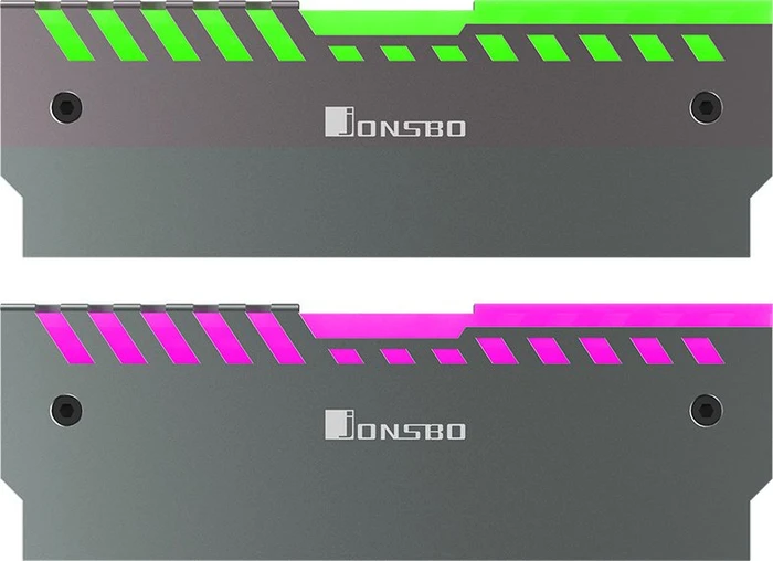 Jonsbo NC-2 RGB silber, RAM-Kühler, 2er-Pack