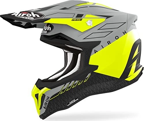 Airoh Strycker Skin matt gelb/grau/schwarz