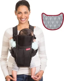 infantino Swift Classic Babytrage schwarz/rot
