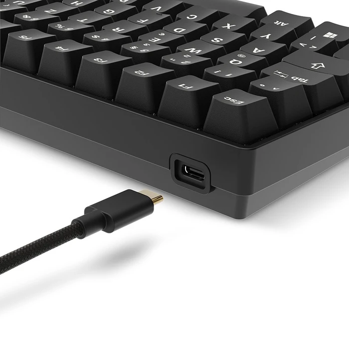 Sharkoon Skiller SGK50 S3 PBT, schwarz, LEDs RGB, hot-swap, Gateron G Pro 3.0 YELLOW, USB, DE