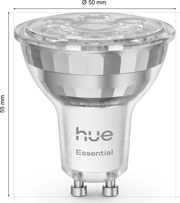 Philips Hue Essential White and Color Ambiance 345 GU10 4.7W Starter-Kit