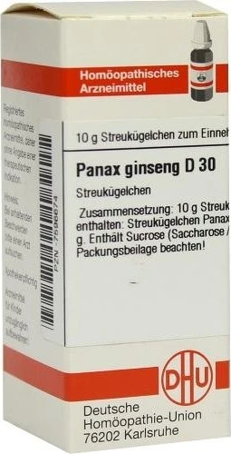 PANAX GINSENG D30, 10 g