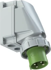 PCE CEE-Wandgerätestecker 63A 4p 10h IP67 POWER TWIST