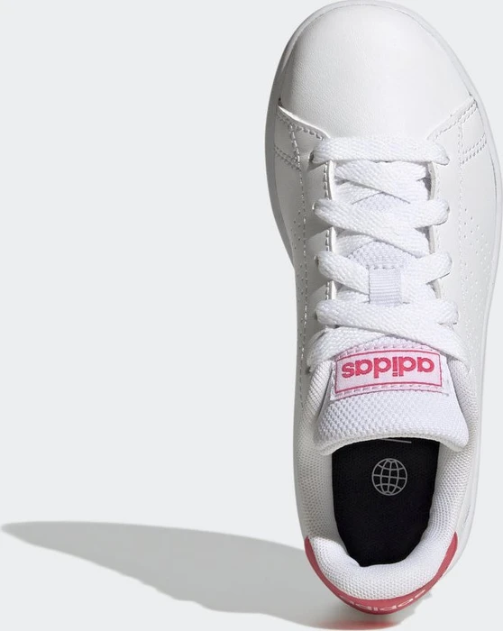 adidas Advantage Lifestyle Court Lace cloud white/real pink/core black (Junior)