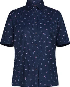 CMP Stretch Allover-Druck Hemd 3/4 blau (Damen)