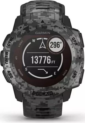 Garmin Instinct Solar graphite camo