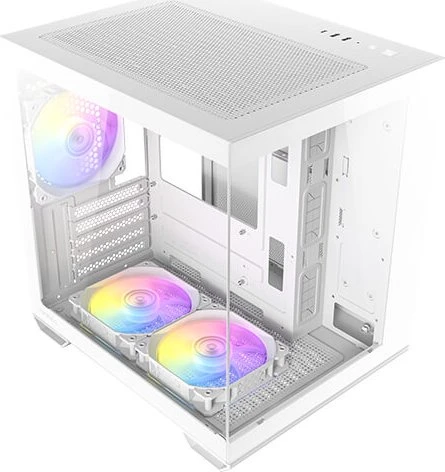 Antec CX60M ARGB, weiß, Glasfenster