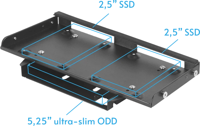 Chieftec Mesh Pro Cube Mini CN-01B, schwarz, Mini-ITX