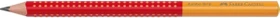 Faber-Castell Two Tone Jumbo Grip Bleistift B graphit, rot/orange