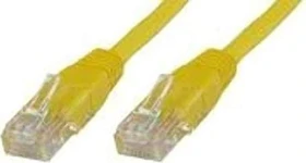 MicroConnect Patchkabel, Cat6, U/UTP, RJ-45/RJ-45, 0.3m, gelb