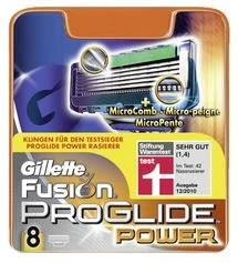 Gillette Fusion Proglide Power Rasierklinge, 8 Stück