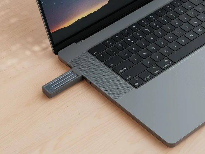 Seagate Ultra Compact SSD +Rescue 1TB dunkelgrau, USB-C, USB 3.2 Gen 2×1