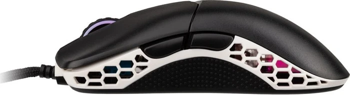 Ducky Feather Black & White Ultralight Gaming Mouse, Huano Switches, USB