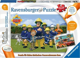 Ravensburger tiptoi Puzzle: Puzzle für kleine Entdecker: Feuerwehrmann Sam