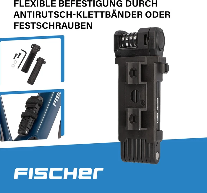 Fischer Protec FN110 110cm Faltschloss, Zahlenkombination (50658) – Bild 5 von 12
