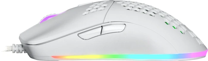 ISY IGM-4000-WT Ultralight RGB Gaming Maus weiß, USB