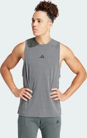 adidas Designed for Training Workout Funktionsshirt ärmellos dgh solid grey (Herren)