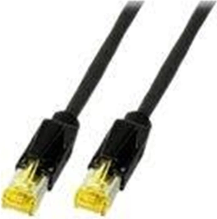 EFB Elektronik TM31 Dätwyler 7702 Patchkabel, Cat7/Cat6a, S/FTP, RJ-45/RJ-45, 3m, schwarz