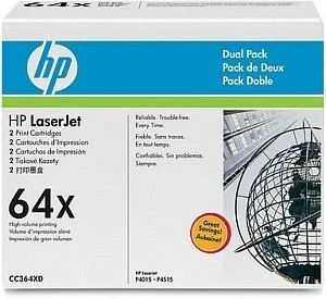 HP Toner 64X schwarz, 2er-Pack
