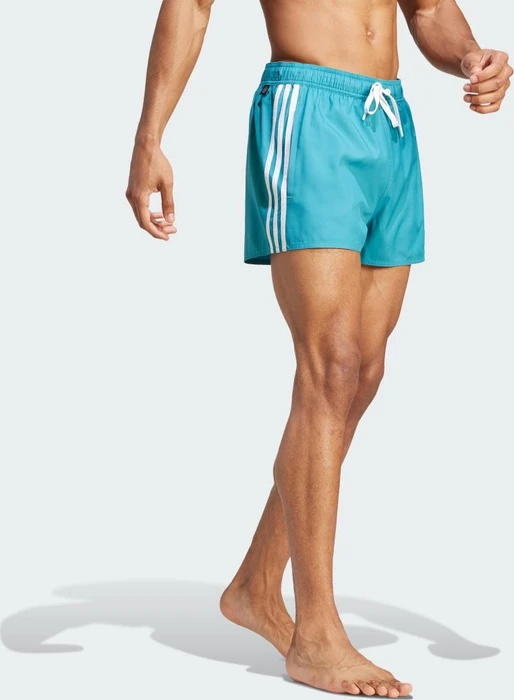 adidas 3-Streifen CLX Badeshorts arctic fusion/white (Herren)