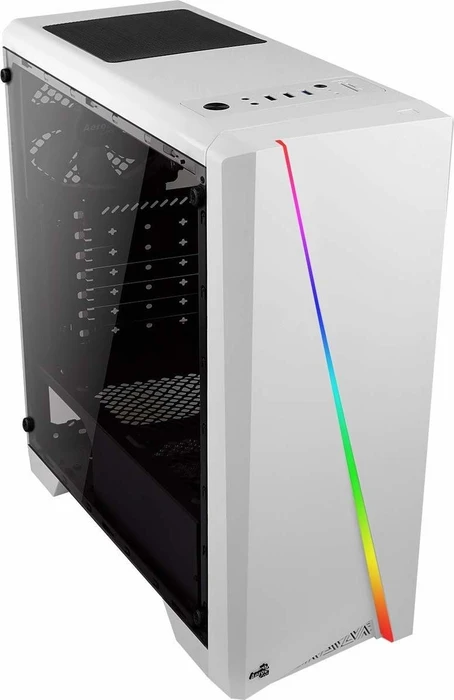 AeroCool Cylon weiß, Glasfenster