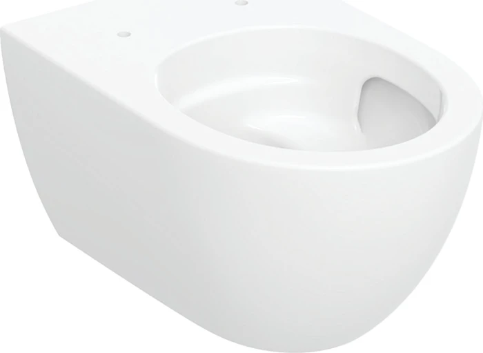 Geberit Acanto Wand-WC Tiefspüler, geschlossene Form, TurboFlush weiß/KeraTect