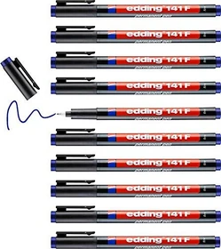 edding 141 F Folienschreiber blau, 10er-Pack