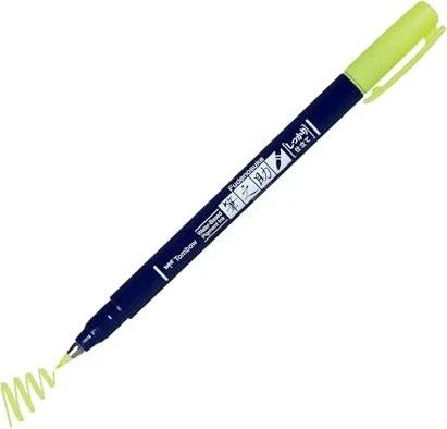 Tombow Fudenosuke Kalligrafiestift neongelb