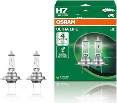 Osram Ultra Life H7 55W, 2er-Pack Box