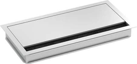 Bachmann Loop Square Kabeldurchführung, 240mm, silber